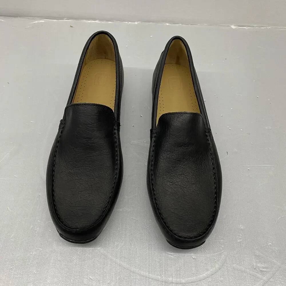 Footjoy Men's Club Casuals Driving Loafers Style 79061 Black Leather Size 12 M
